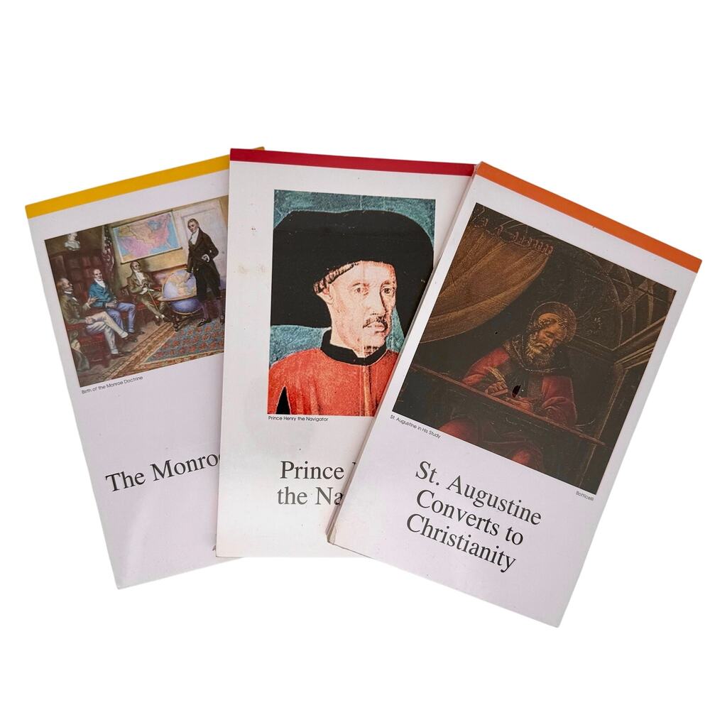 Vtg Collectible Veritas Press History Cards Lot of 3 Packs Sealed